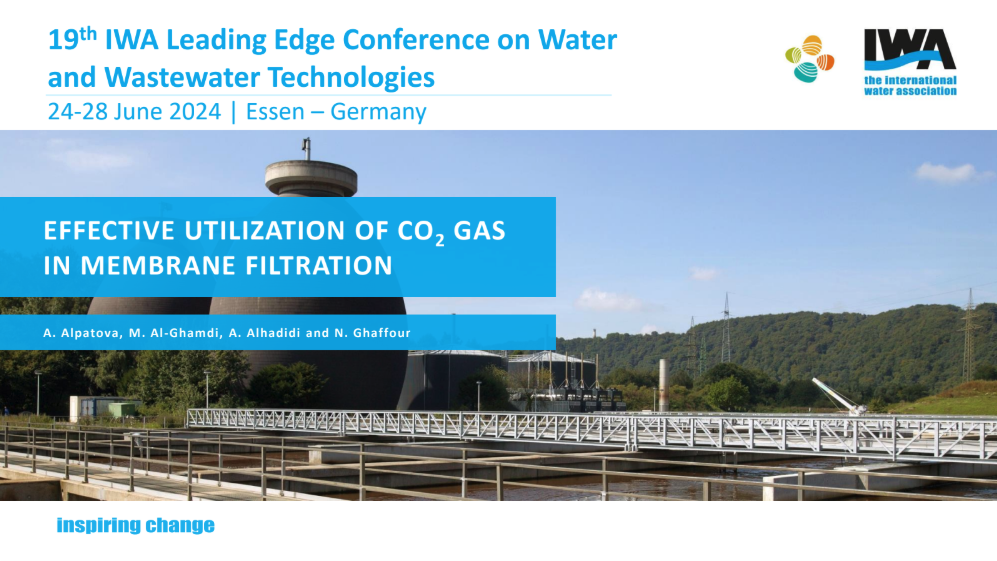Effective Utilization of CO2 Gas in Membrane Filtration